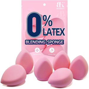 BEAKEY Flat Duo Makeup Sponge of 6.